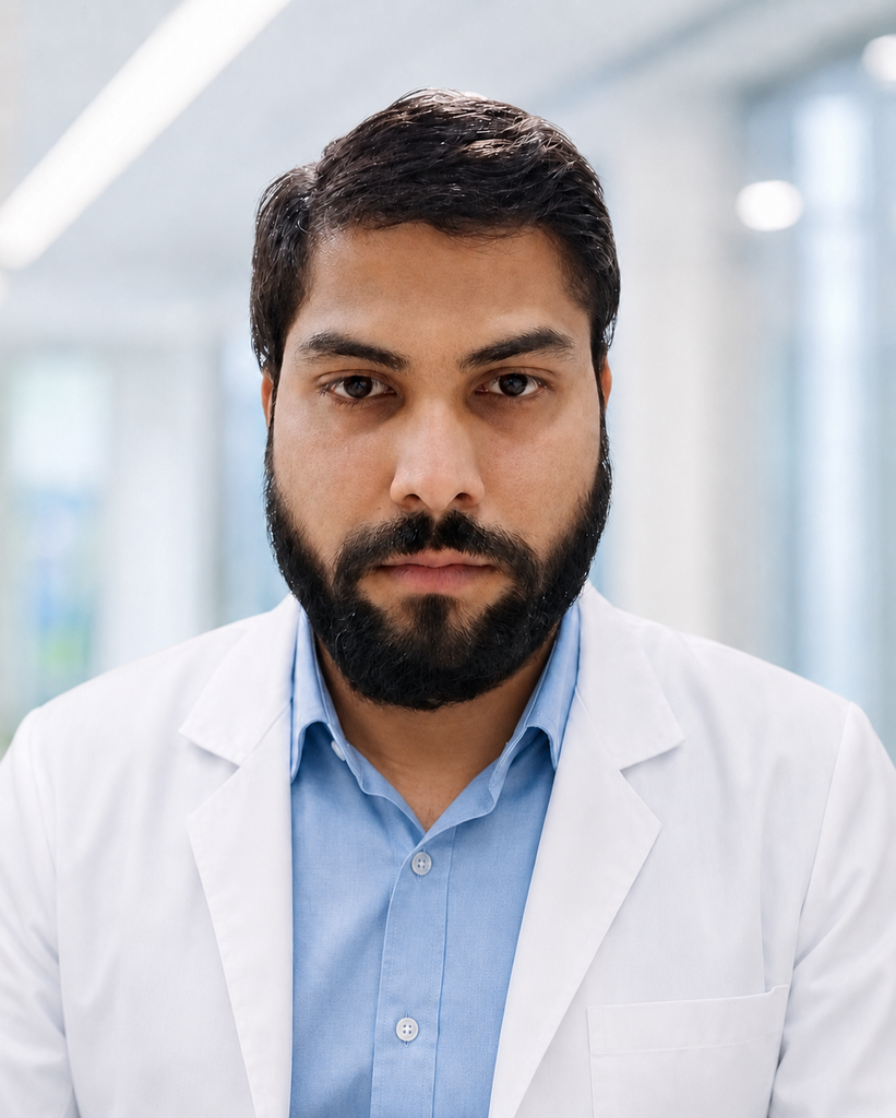 male doctor corporate headshot v3 direct gaze